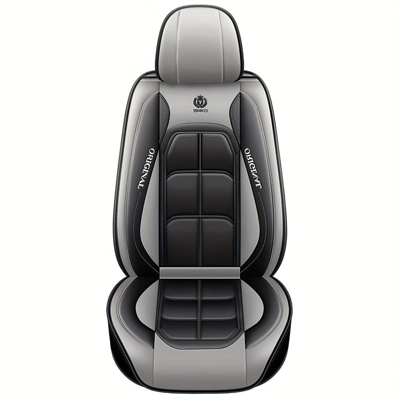 "Original" yozuvi bilan 1-dona qizil va qora PU charm avtomobil o'rindiq qoplamasi, sedanlar yoki SUVlar uchun mos. Qo'l bilan yuvish yoki quruq tozalash mumkin bo'lgan bardoshli barcha mavsumlar uchun yostiq mato. Avtomobil o'rindig'ini ta'minlaydi.