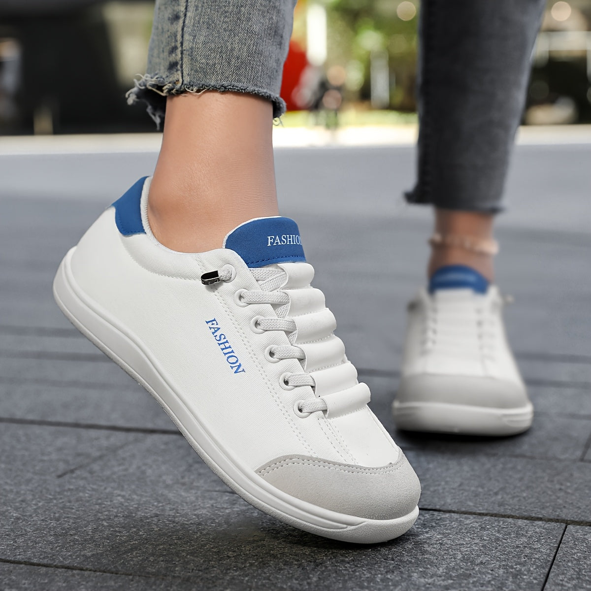 Plus Size Women's Wide Toe Loafers Casual Slip-On Flat Shoes