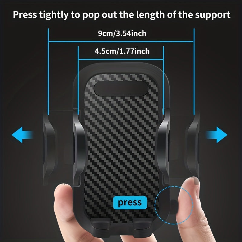 Universal Adjustable Car Phone Holder Waterproof Dashboard Mount