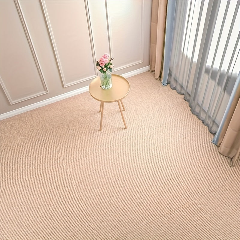 Легкая установка с помощью самоклеящихся ковровых плиток - надежные и долговечные напольные наклейки для офиса, гостиной, спальни - стильный лоскутный дизайн из мягкого бархатного полиэстера