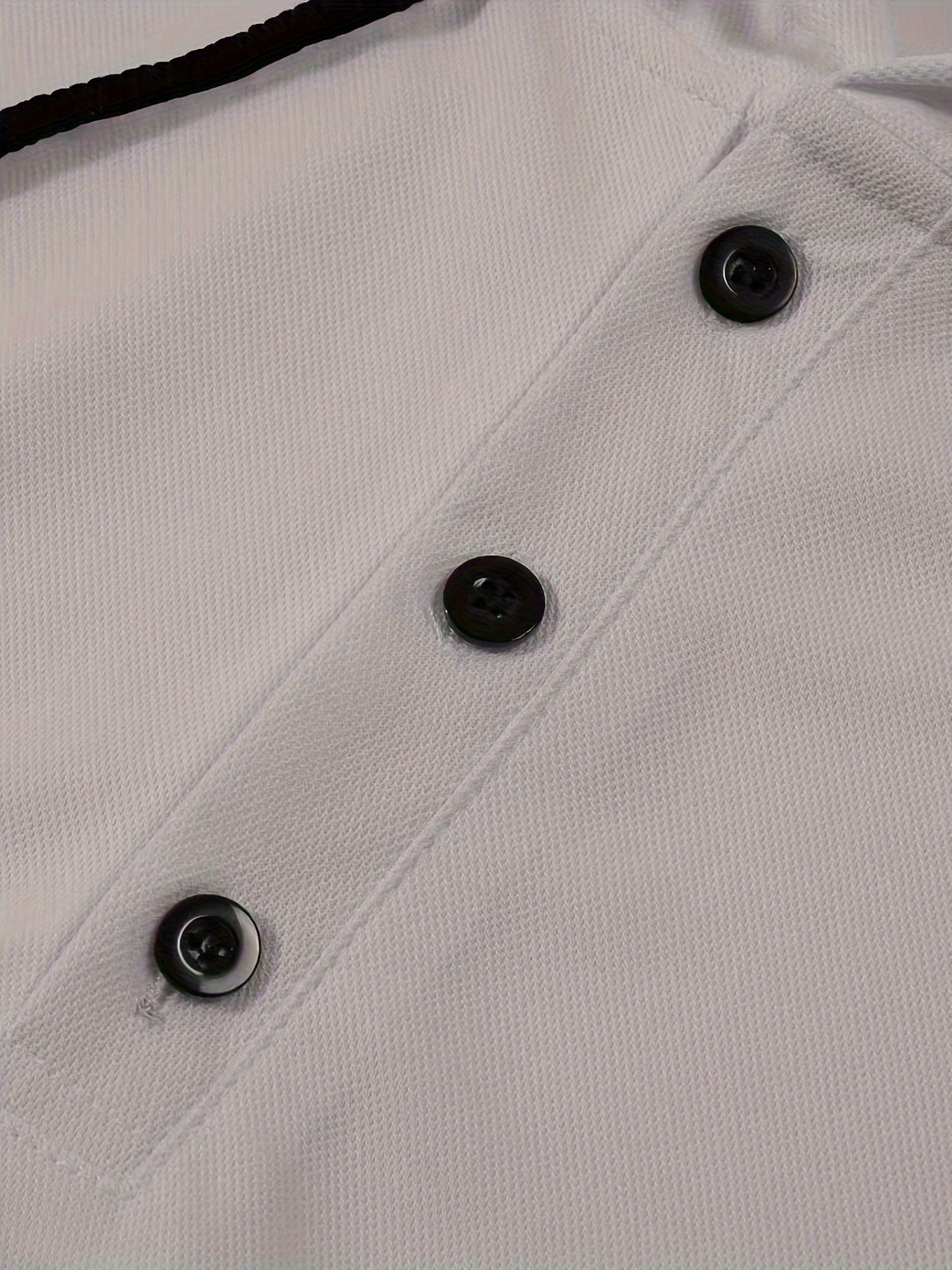 Men's Sleeveless Hooded Henley Shirt Polyester Summer Casual Sport Breathable Button-Detail