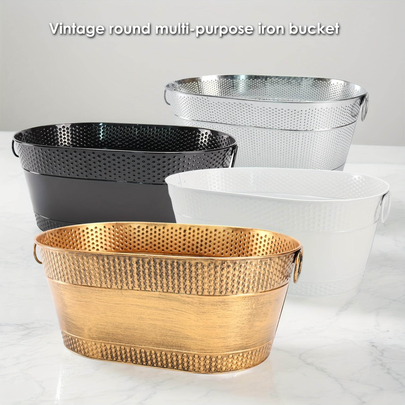 Multicolored Portable Ie Coolece Bucket Beveragr for Outdoor Events