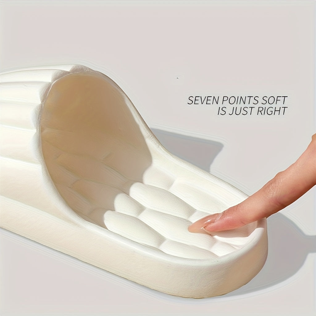 Women's Non-Slip Soft Pink Slip-On Indoor Outdoor House Shoes