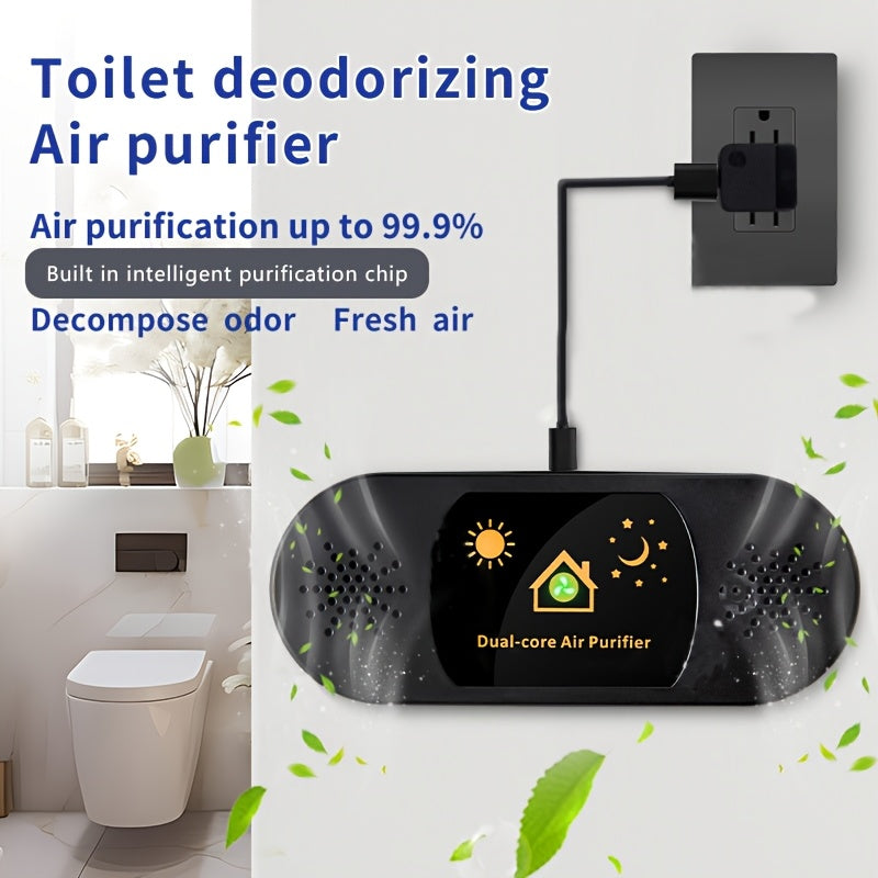 Universal Dual-Core USB Toilet Air Purifier Odor Elimination Quiet