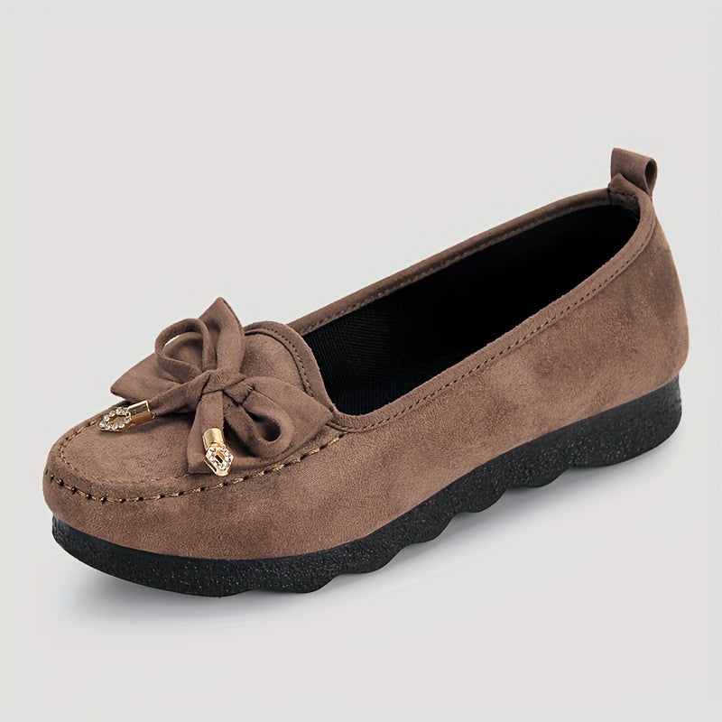 Mocasines slip-on para mujer, zapatos planos transpirables, color negro, tela, suela de PU