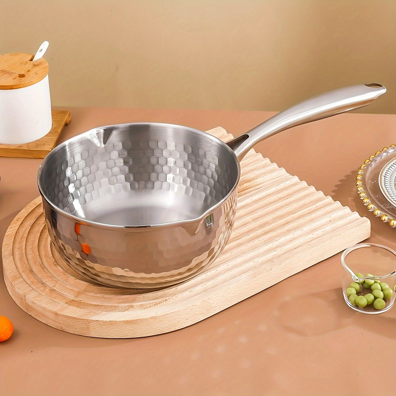 Stainless Steel Cooking Pot for Home Use Induction and Open Flame Heating