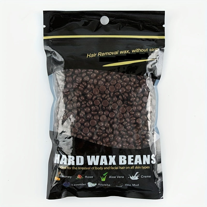 Cera de cera de abeja para mujeres y hombres, lavanda, 100 g, cera dura para depilación, hipoalergénica