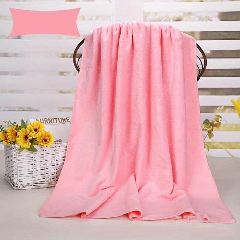 Microfiber Bath Towel Quick Dry Absorbent Spa Home Cloud Pattern