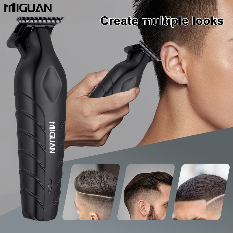 Electric hair clipper with 4 limit combs USB charging for men's hair cutting