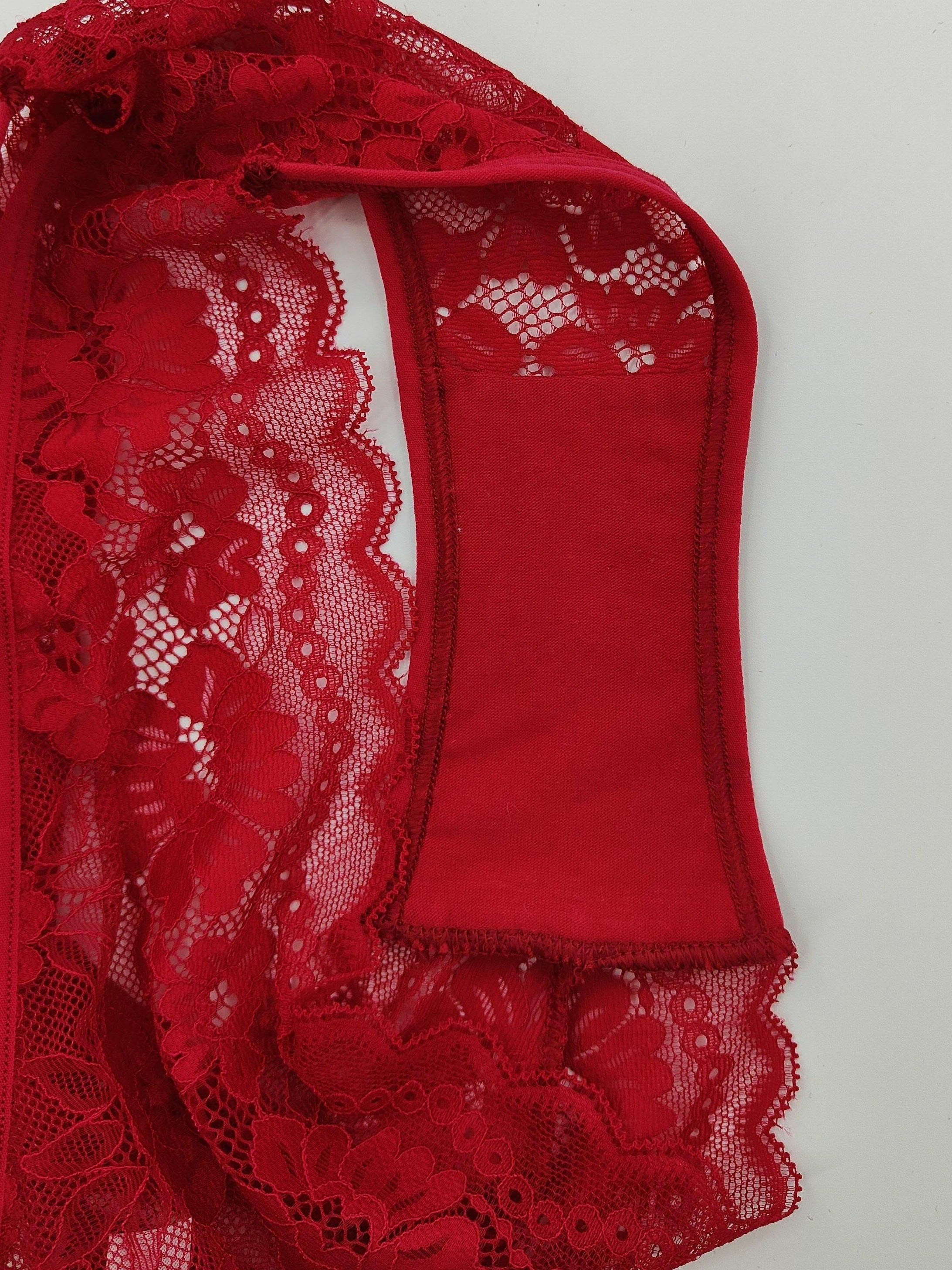 Women’s Sheer Jacquard Lace Bikini Panties 4 Pack Low Waist Mid-Stretch Underwear