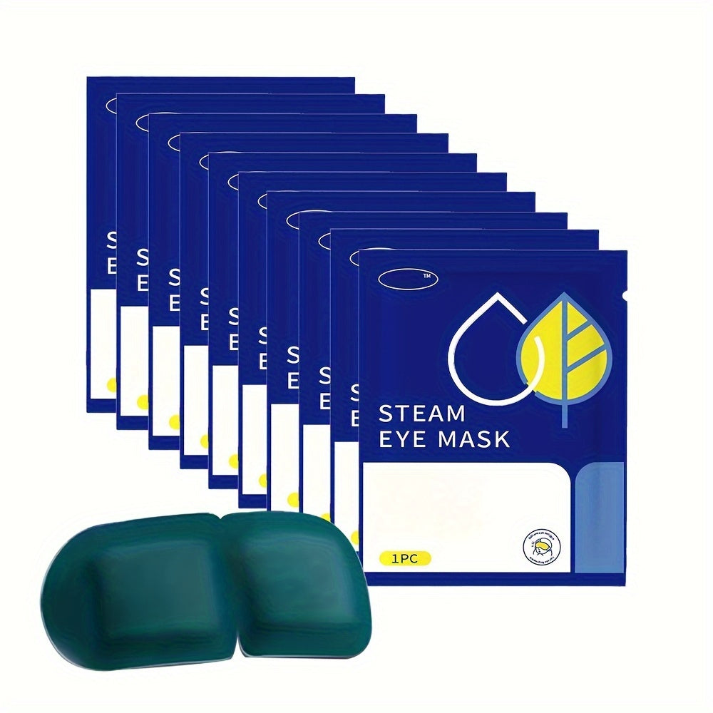 10-ta Lutein Steam Eye Masks o'z-o'zini isitadigan, bir martalik, uyqu va sayohat uchun
