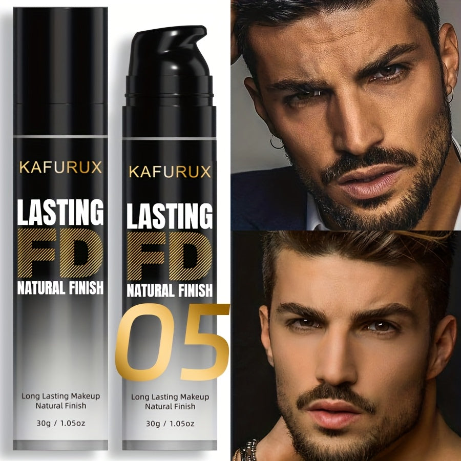 Men's Full Coverage Concealer Waterproof Liquid Foundation for All Skin Tones