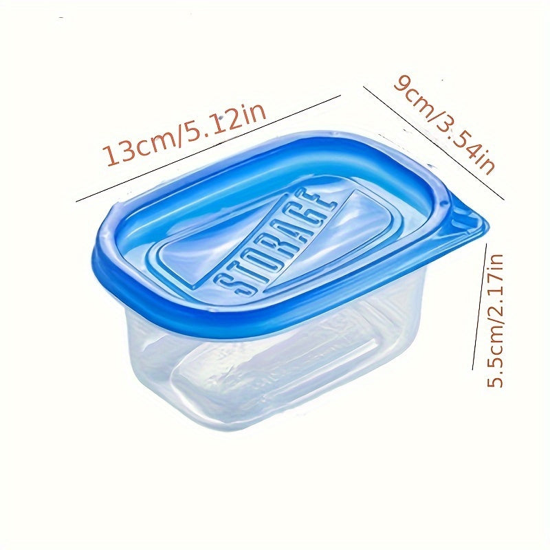 10Pcs Reusable Plastic Food Storage Containers Set Leakproof Microwave Dishwasher Safe