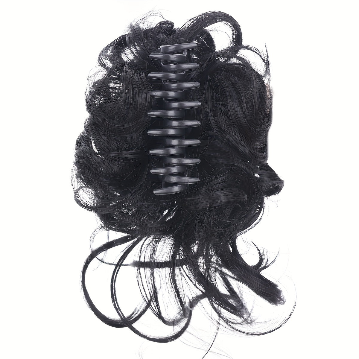 Women's Messy Curly Claw Clip Hair Bun Synthetic Hairpiece for All Occasions