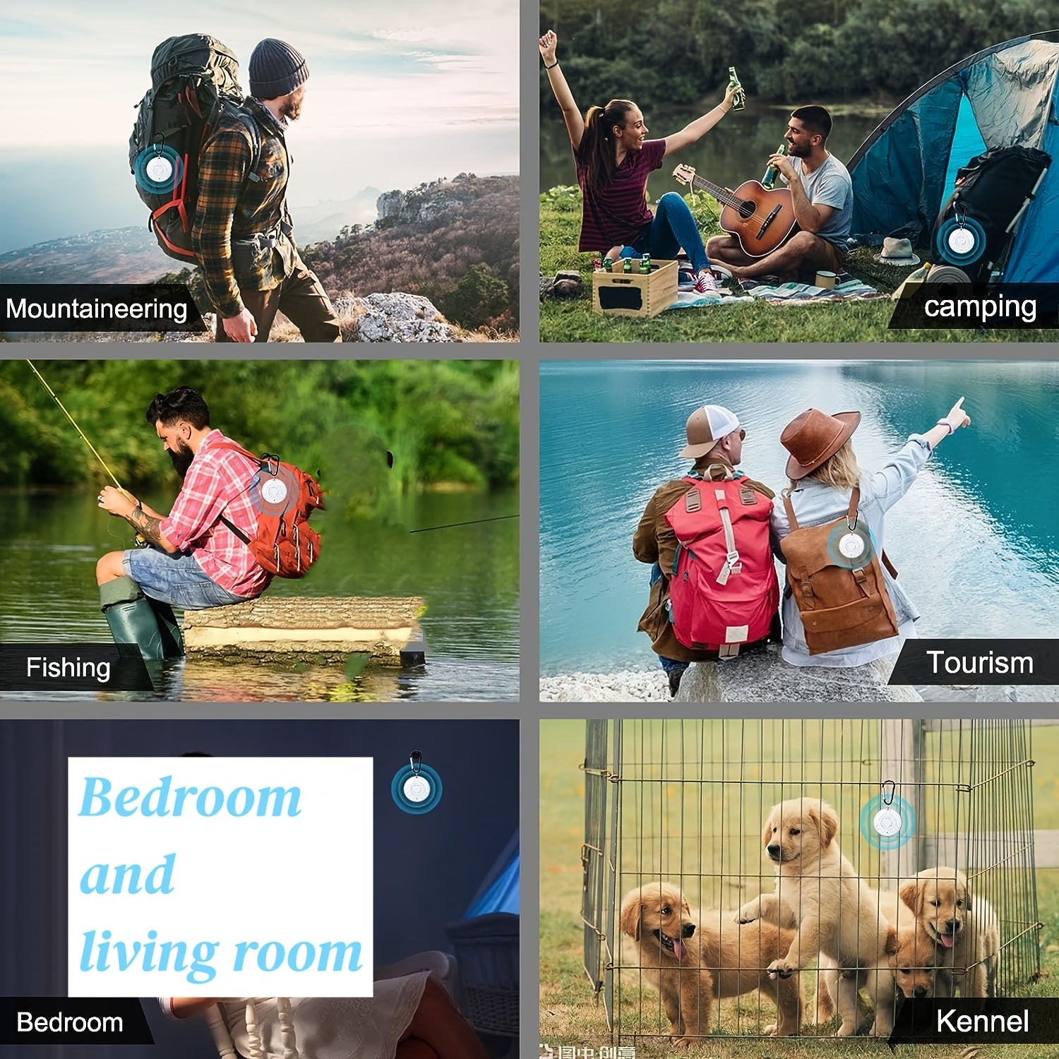 Portativ ultratovushli zararkunandalarga qarshi qurilma Oq USB qayta tiklanadigan hasharotlar va chivinlarni nazorat qilish