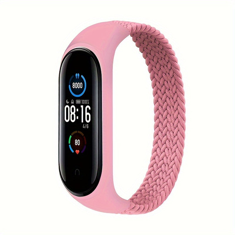 Nylon Braided Single Circle Stretch Wristband for Xiaomi Smartwatch Watch Band