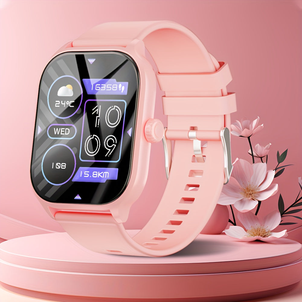 Smartwatch for Men and Women 5.11cm Touch Screen Fitness Tracker 100+ Sports Modes Wireless 5.3 Call and Text Alerts Compatible with Android and iPhone