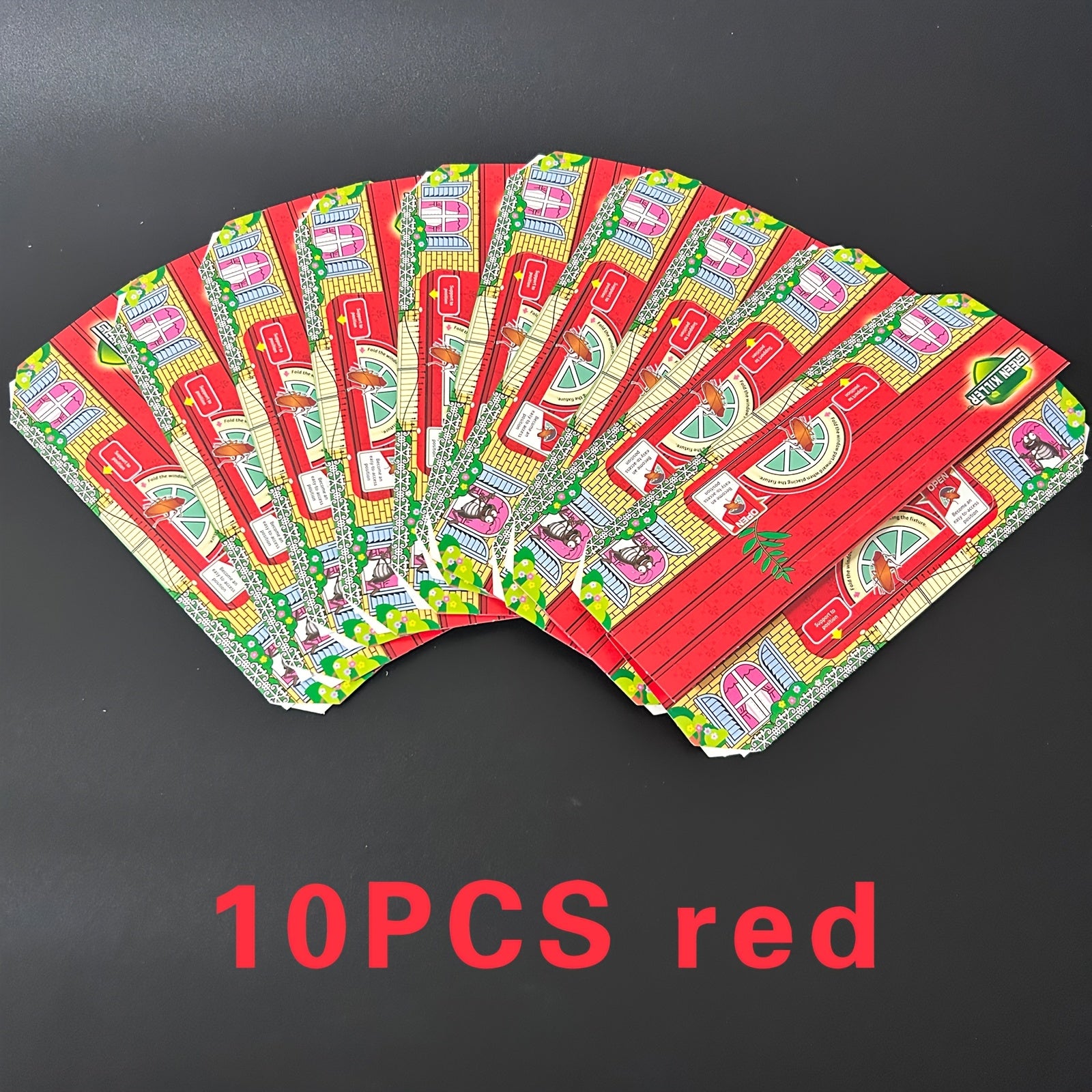 10 trampas para cucarachas, cazadores de plagas, sin electricidad, para interior, cocina, sala de estar, sótano