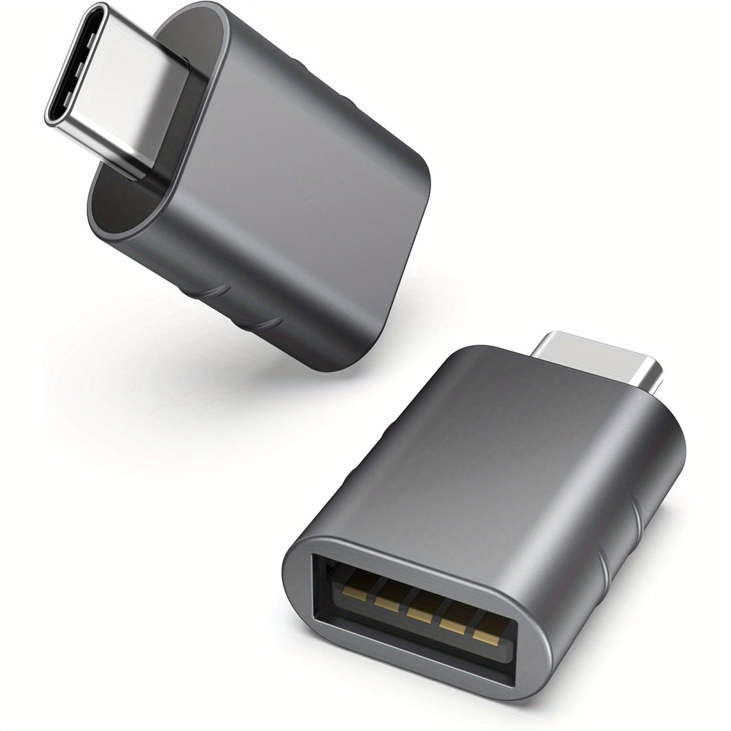 Adaptador convertidor de USB-C a USB 3.2 de alta velocidad, transferencia de datos de 10G para MacBook, iPhone, smartphones, portátiles