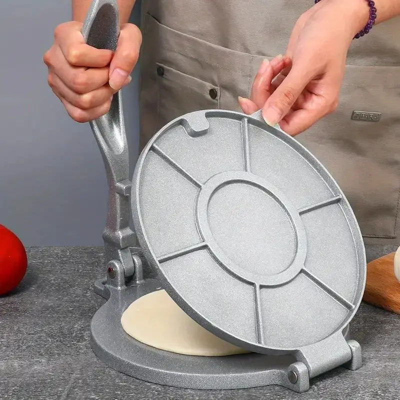 Fabricante de tortillas de aluminio para tortillas, panqueques, tacos, pizza, empanadillas y masa de pan