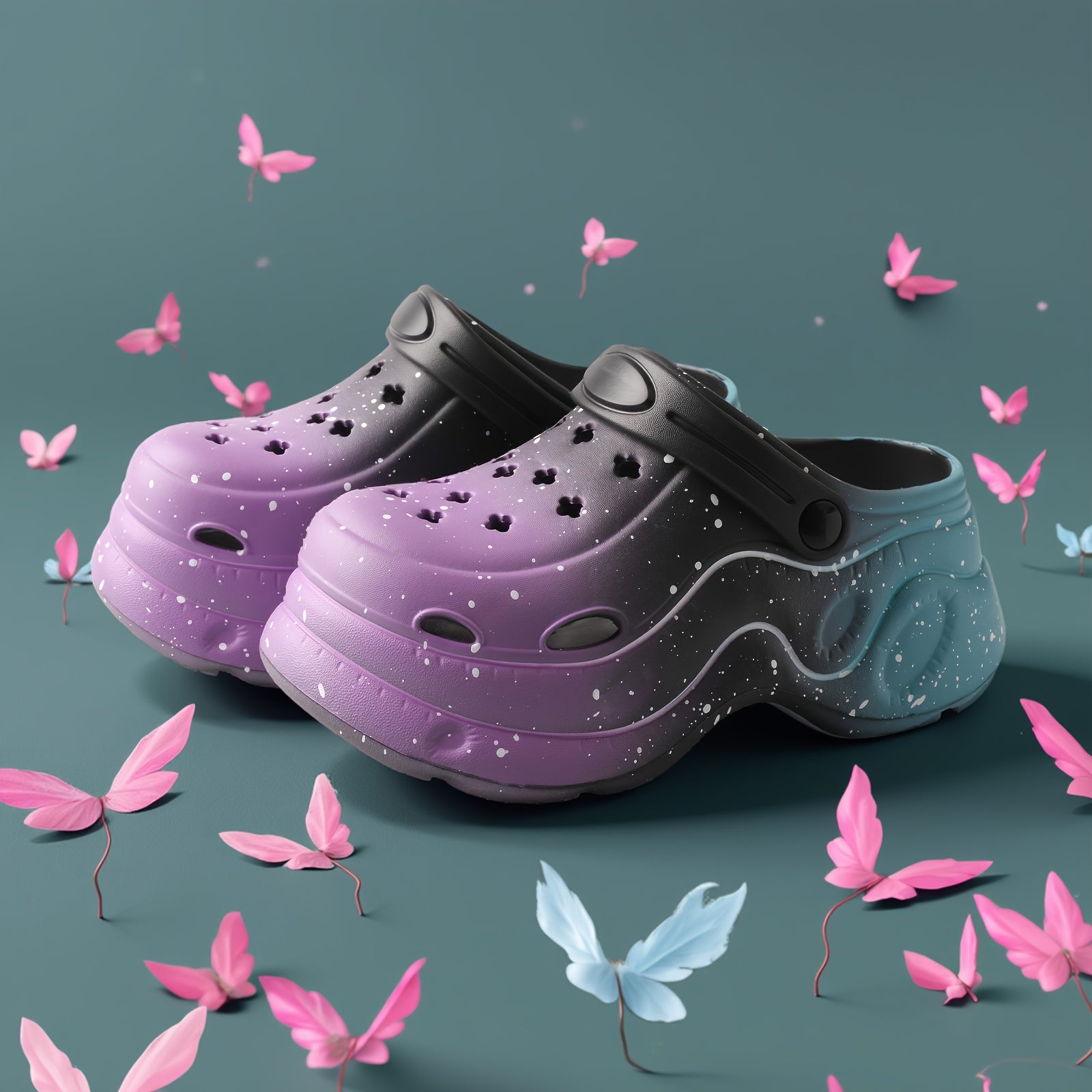 Multicolored Cloud Shoe Unisex Casual Breathable Flat EVA Summer