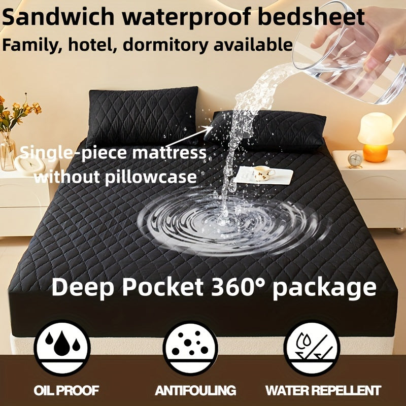 Breathable Waterproof Polyester Mattress Cover for Dormitory and Bedroom