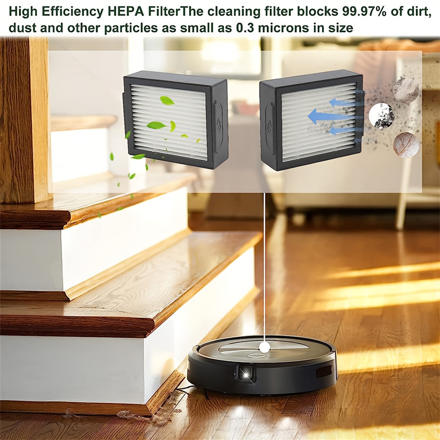 Replacement Parts for iRobot I and J Series Vacuum Cleaners Filters Brushes Rubber Brush Cleaning Tool Set