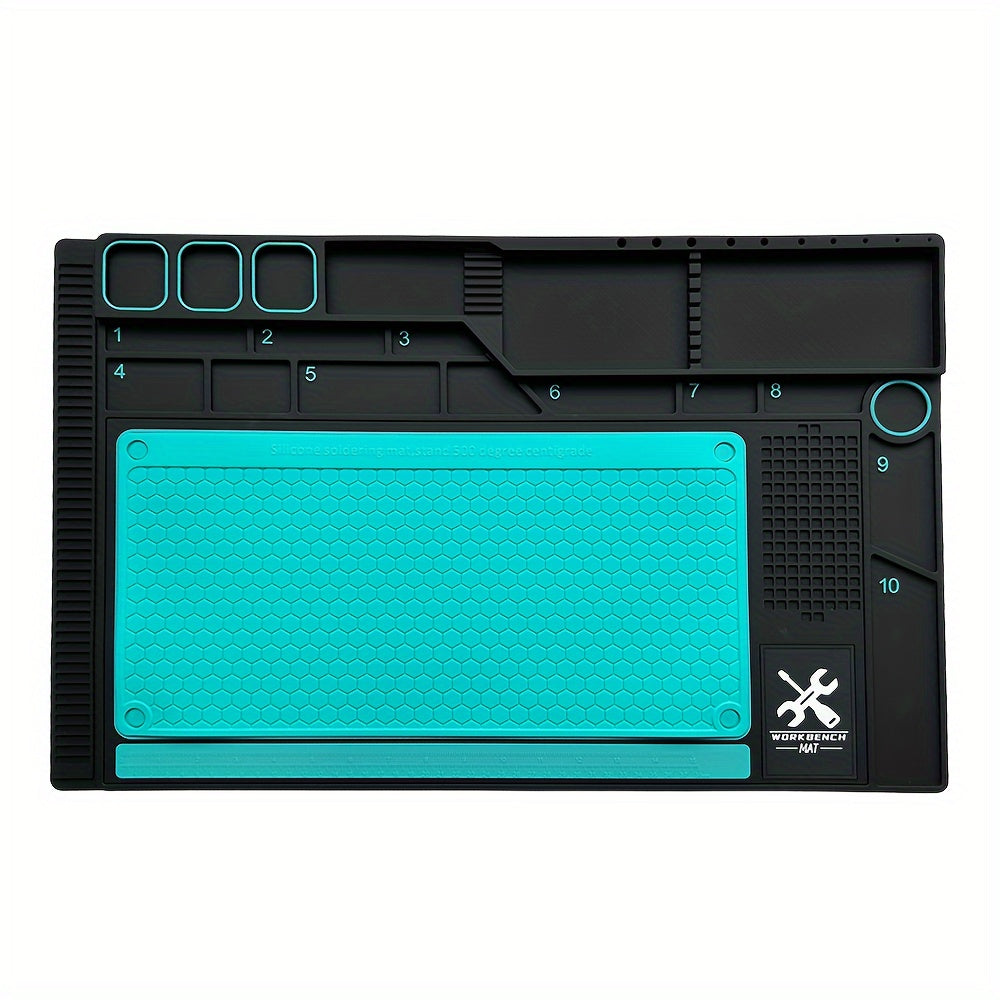 Большая термостойкая магнитная силиконовая ремонтная подложка для электроники и мобильных телефонов