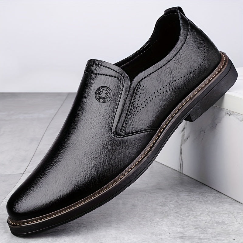 Men's Split Loafers Breathable Design Soft Rubber Sole Casual All-Season