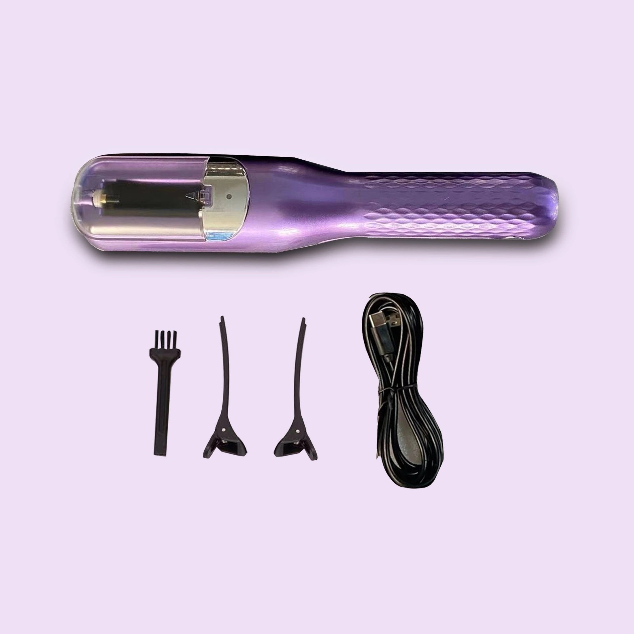 Portable USB Rechargeable Hair Clippers for Split End Repair