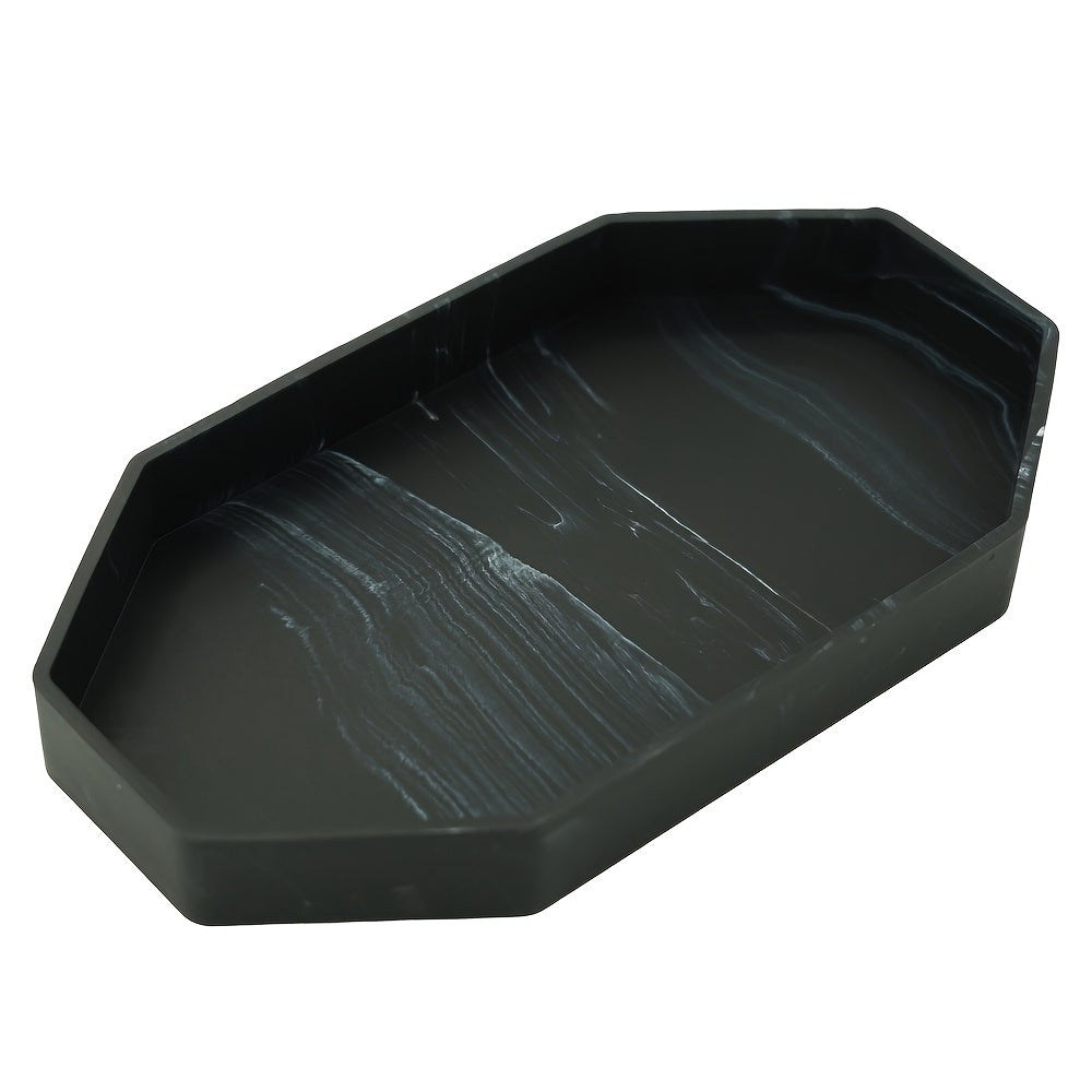 Silicone Bathroom Organizer Tray for Jewelry and Decor Storage