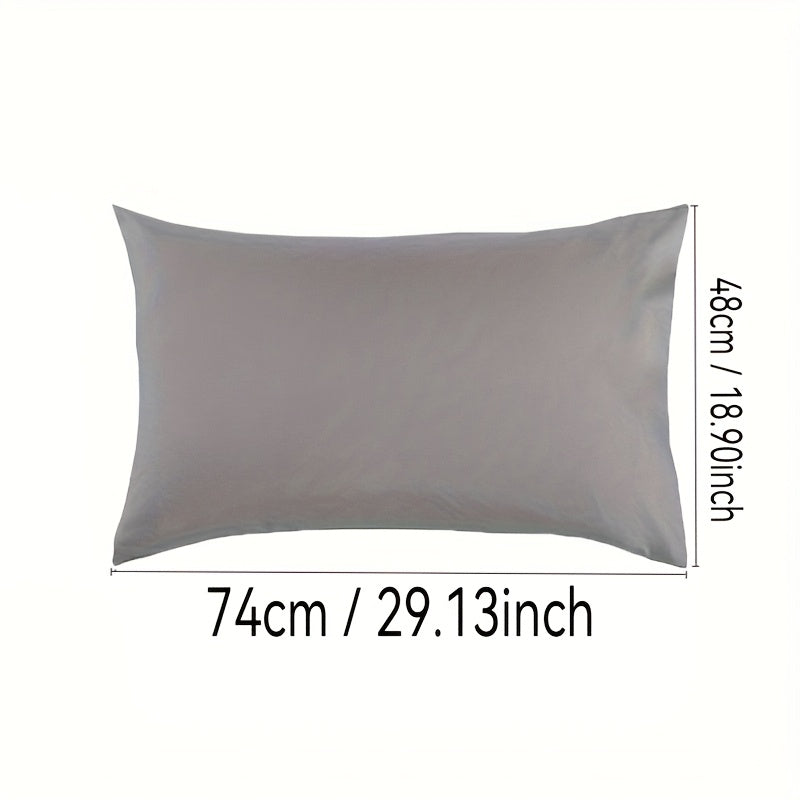 Set of 2 Ultra Soft Wrinkle-Resistant Pillowcases with Envelope Closure
