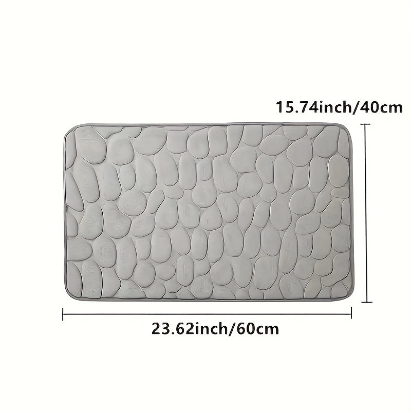 Memory Foam Bath Rug Soft Quick Dry Machine Washable Bathroom Mat