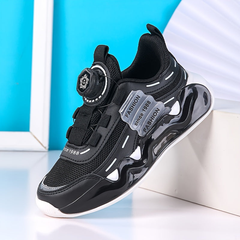 Boys' Breathable Mesh Running and Basketball Shoes Low Top Spring Autumn 2024