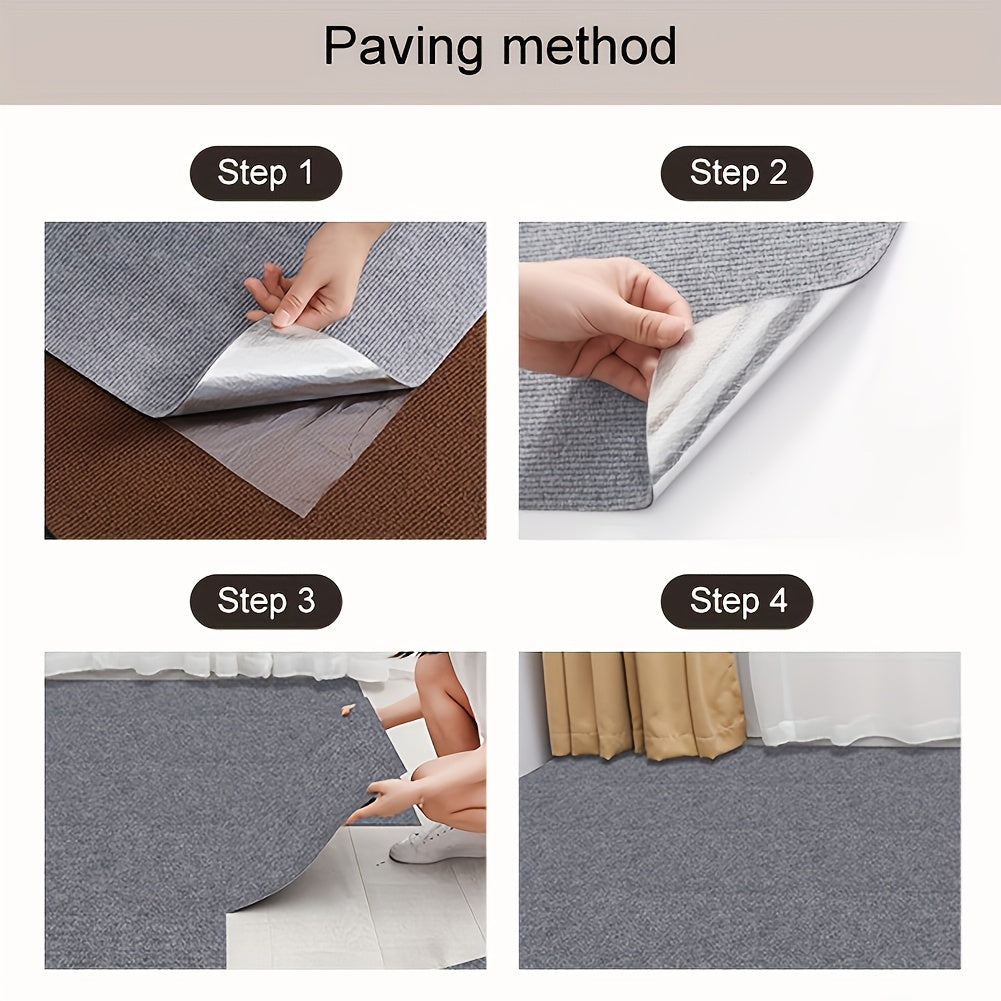 Self-Adhesive Cat Scratching Mat for Walls and Furniture Durable Polyester Fiber