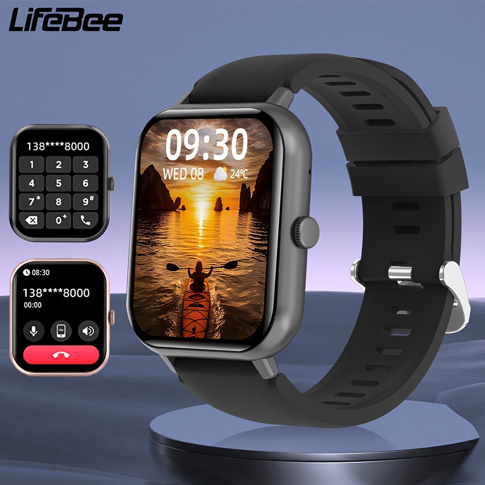 2024 Smartwatch with 1.83 Inch Touch Screen Call Function Fitness Tracking 100+ Modes