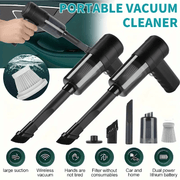 Wireless Portable Vacuum Cleaner with 3-in-1 Nozzle for Home Car Pet Grooming