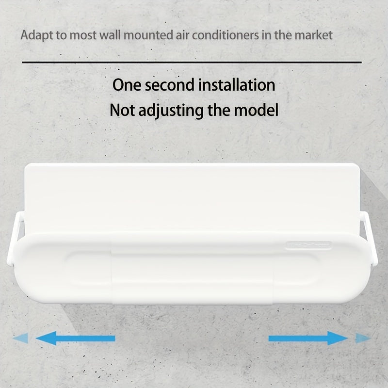 Adjustable Air Conditioner Deflector Wall Mount No Power Universal Ventilation Plate