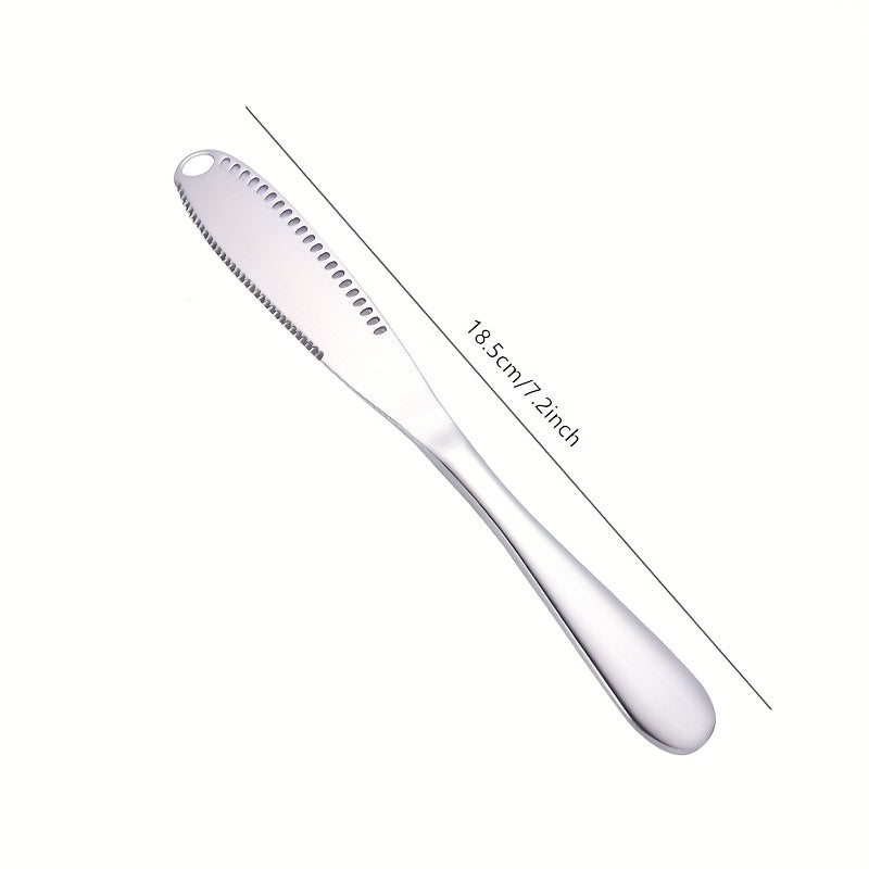 Stainless Steel Butter Spreader 3-in-1 Kitchen Gadget Multi-Color
