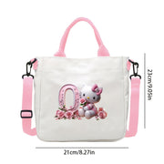 A-Z Letter Design Crossbody Bag for Women Pink Large Capacity Lightweight