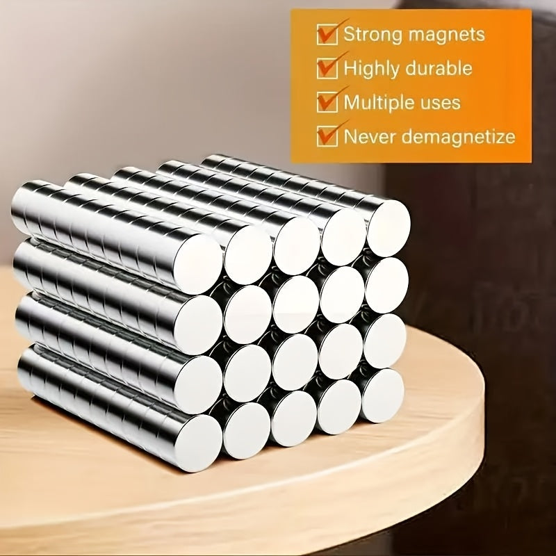 15/30 dona Neodim Disk Magnitlar - Muzlatgich, Qora doska va Qo'l san'atlari uchun kuchli dumaloq metall magnitlar