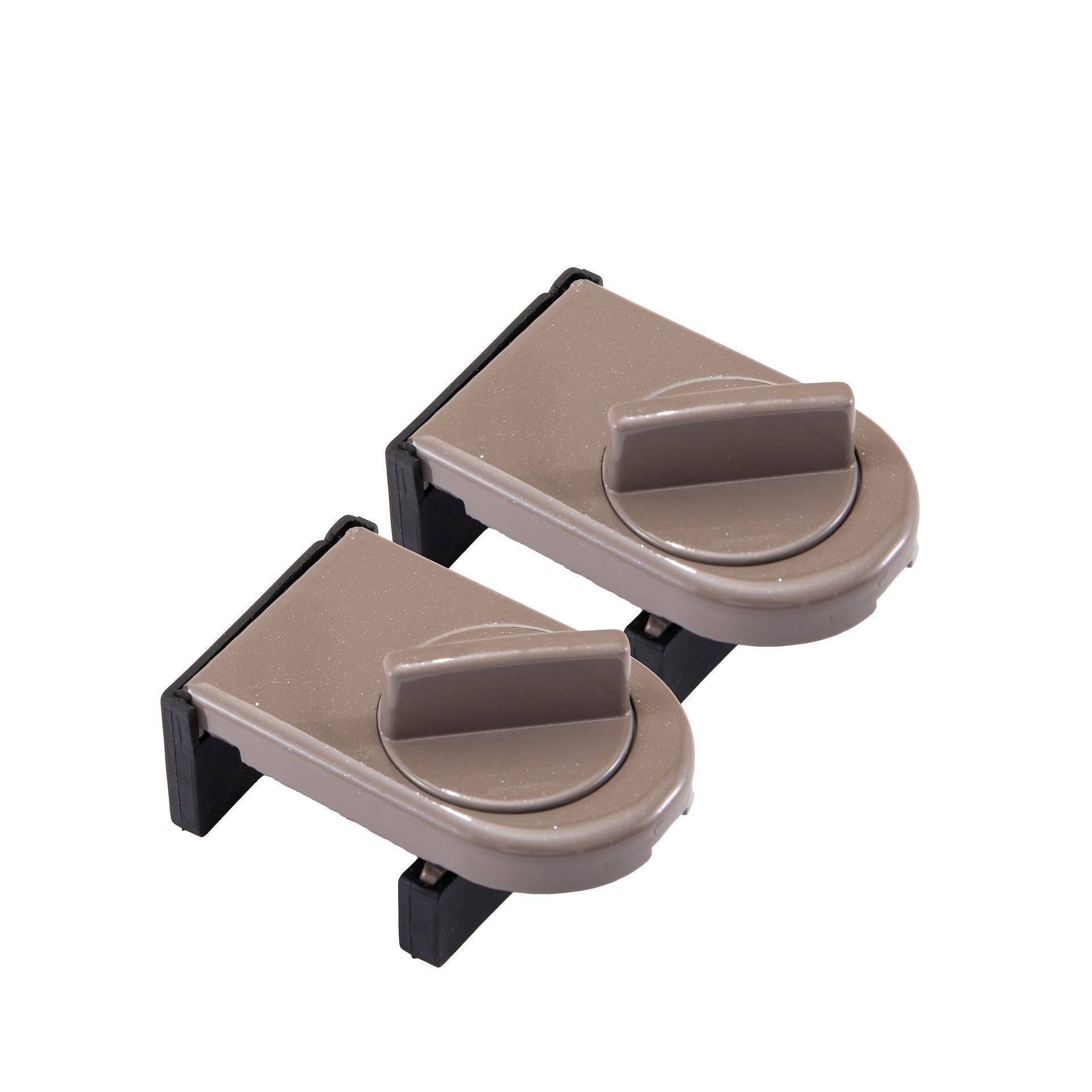 Adjustable Aluminum Alloy Window Lock with Anti-Pinch Safety Wedge for Home Office Car