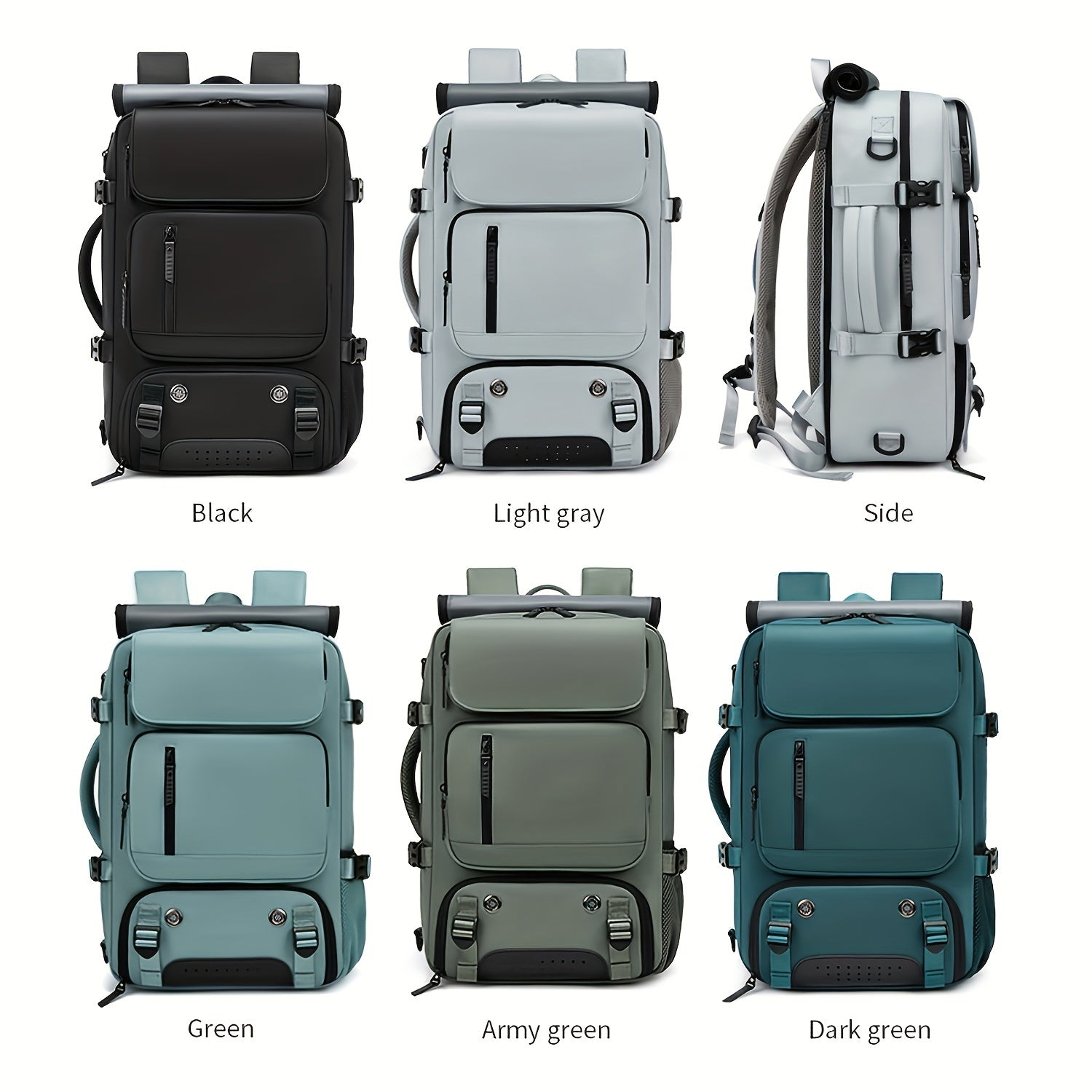 Ko'p funksiyali sayohat ruksak, noutbuk bo'limi, USB porti, katta sig'im, mustahkam naylon material. Qo'lda yuvish mumkin, professional quruq tozalash tavsiya etiladi. Guanchjouda ishlab chiqilgan.