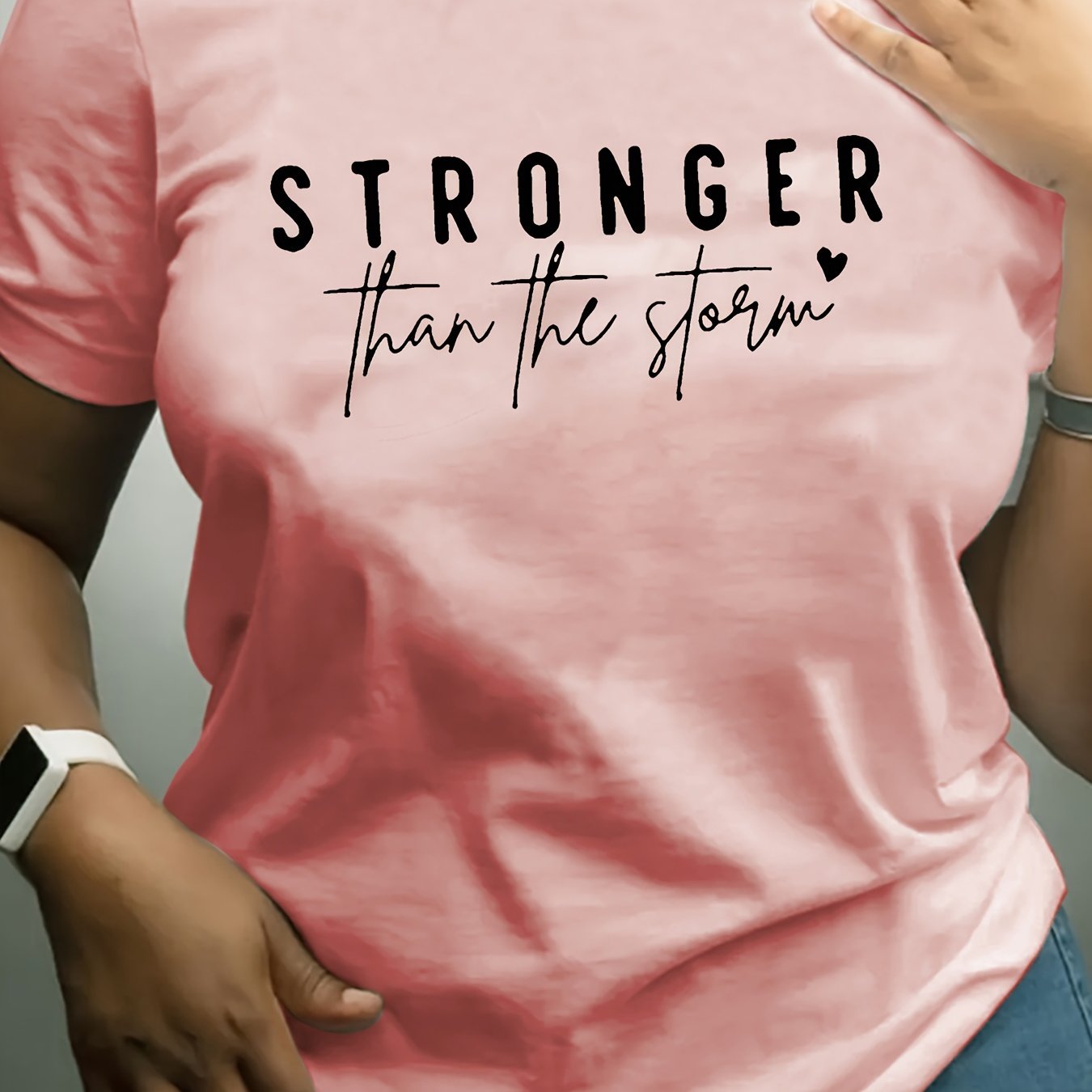 Plus Size Women’s Sports T-Shirt Polyester Breathable All-Season Casual