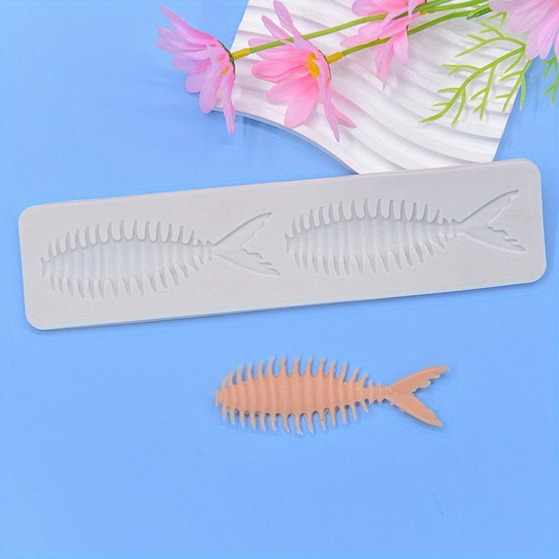 Silicone Fish and Lace-Shaped Mold for Cake Decorations Baking and Dessert Making