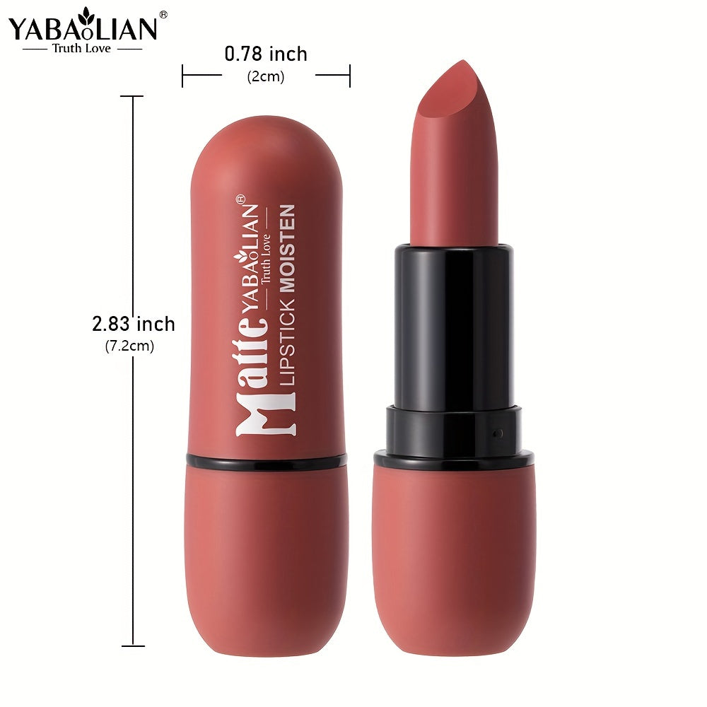 Set de labiales mate de terciopelo para mujer, 6 colores, a prueba de agua, a prueba de manchas, de larga duración