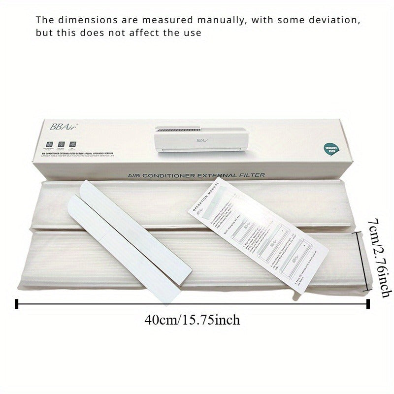 Home Air Conditioner Filter Replacement Dust Filter Element for Hanging Cabinets
