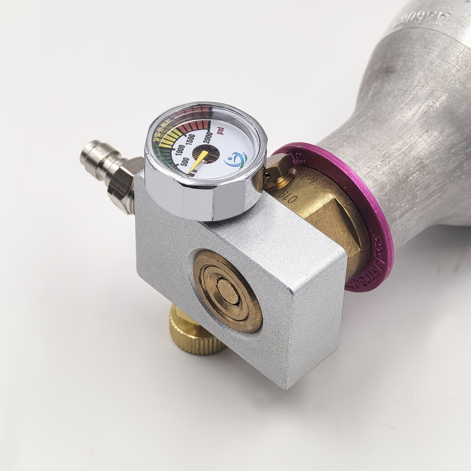 Terra Art Gaia uchun CO2 to'ldirish adapteri karbonatorlar va gazli suv shishalarini to'ldirish uchun