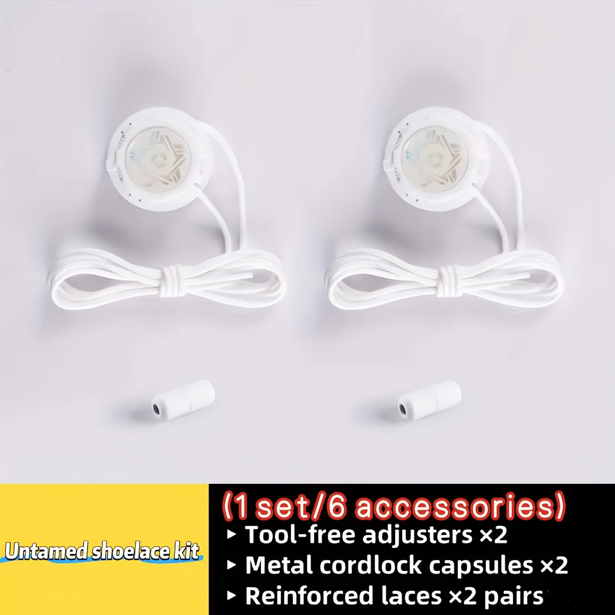 Unisex Shoe Accessories Rotate Fastener for Sports and Outdoor Shoes