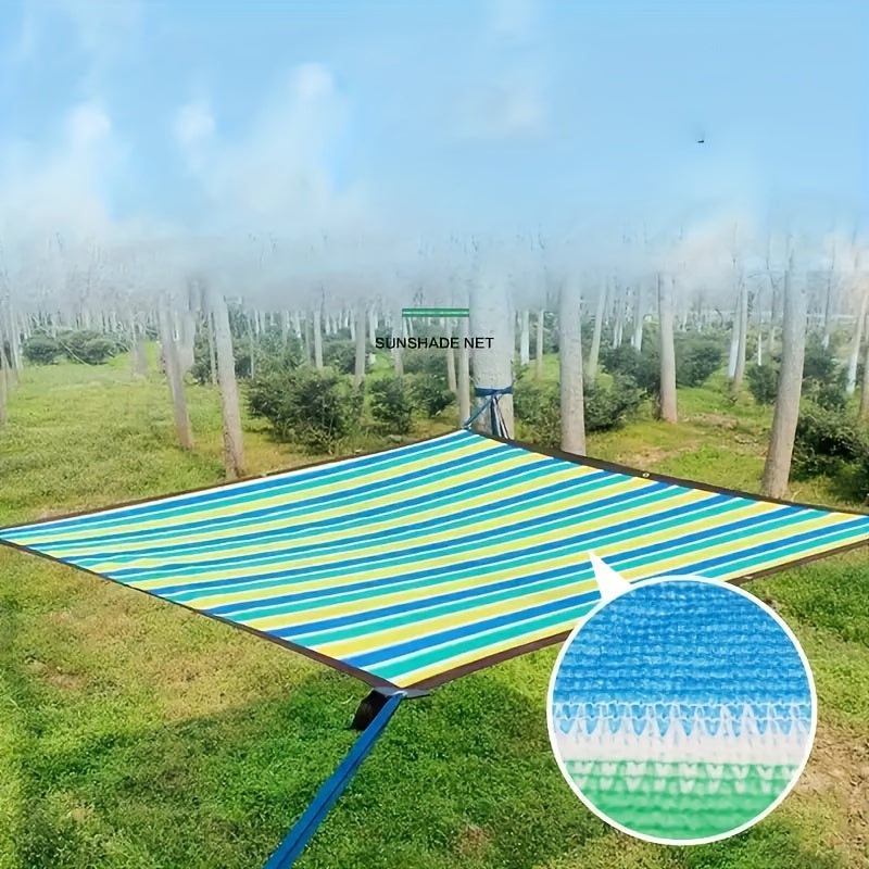 Outdoor UV Protected Sun Shade Mesh with Reinforced Edges and Grommets